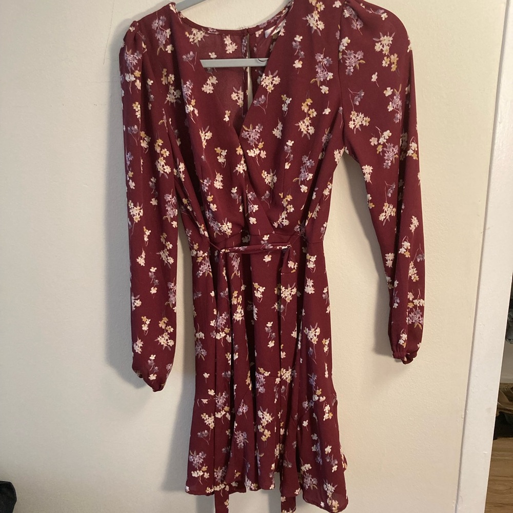 Francesca’s Flower Print Dress